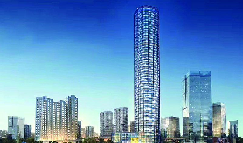 青島國際航運(yùn)中心單元體幕墻